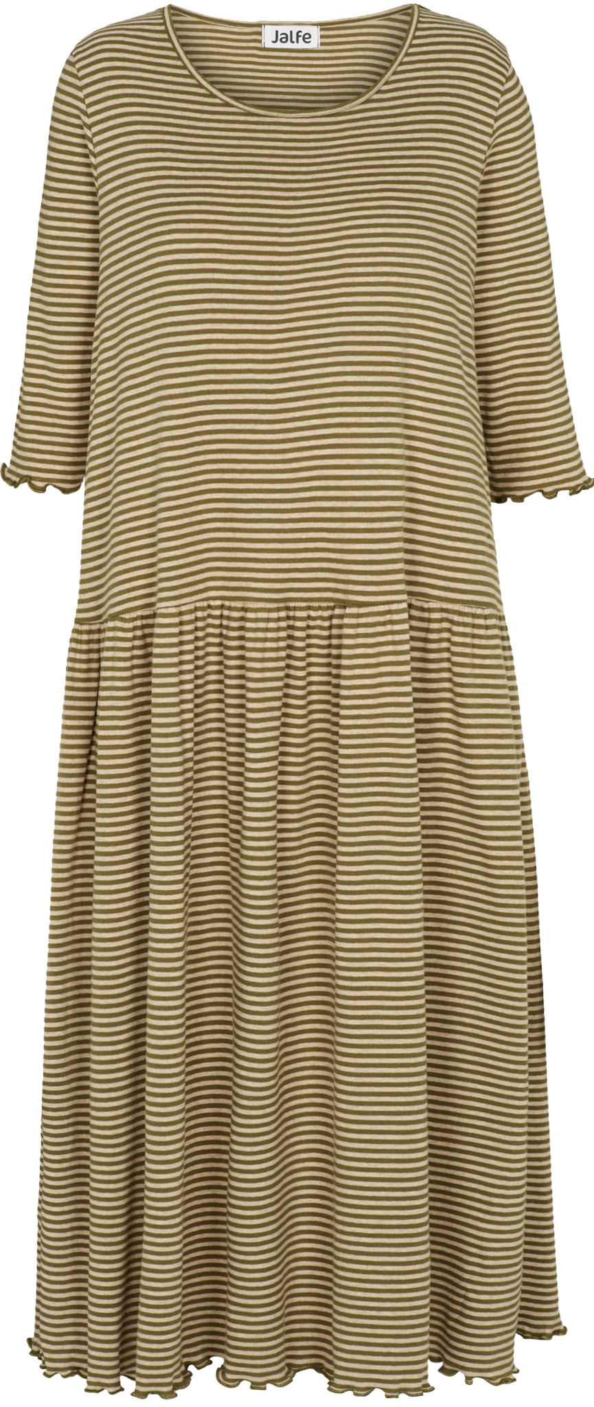 Oversize dress stripes organic cotton